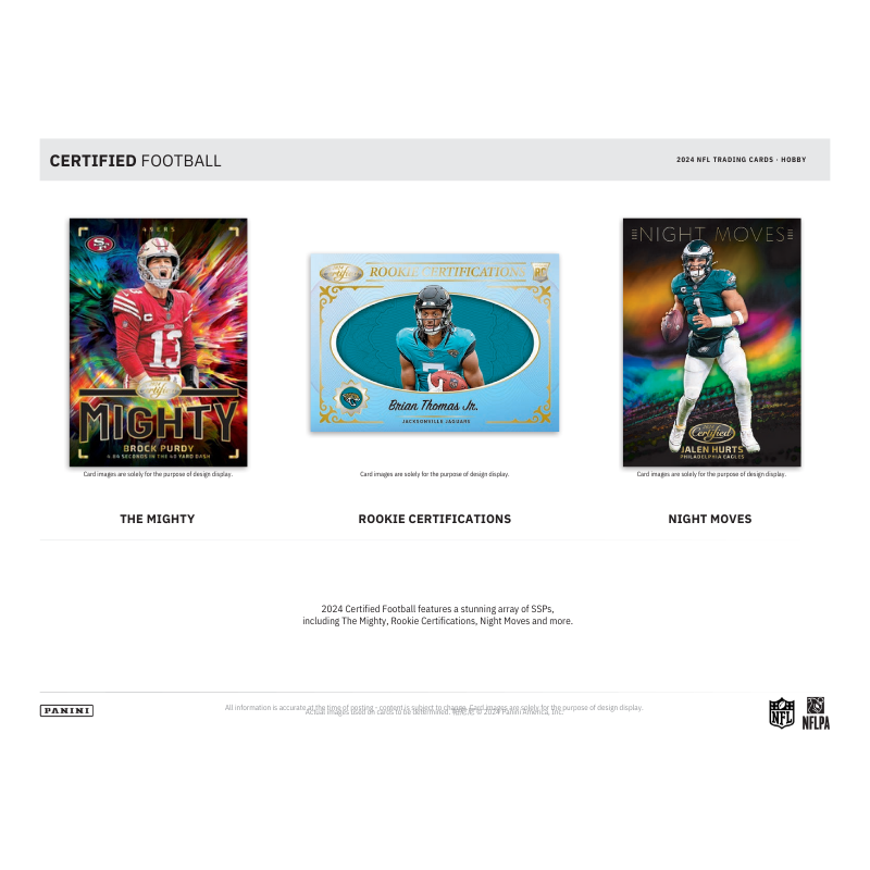 2024 Panini Certified Football Hobby 16 Box Case