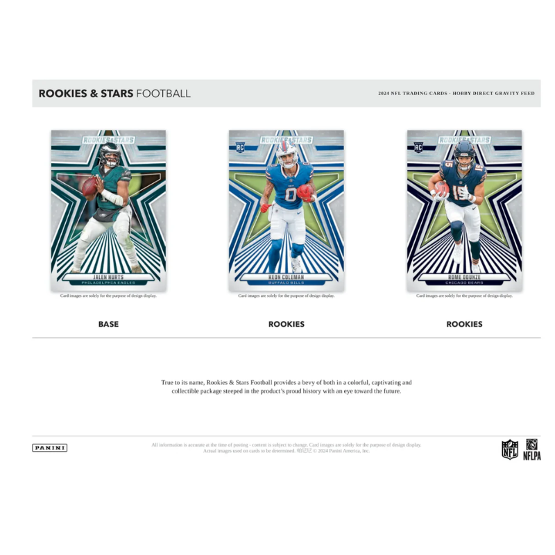 2024 Panini Rookies & Stars Football Gravity Feed Box
