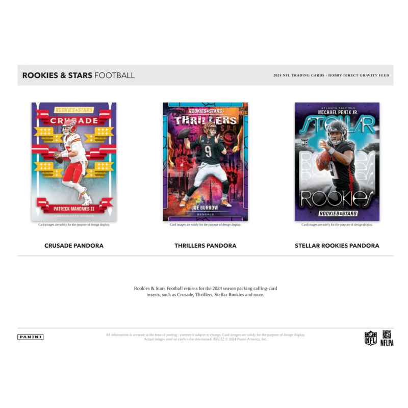 2024 Panini Rookies & Stars Football Gravity Feed Box