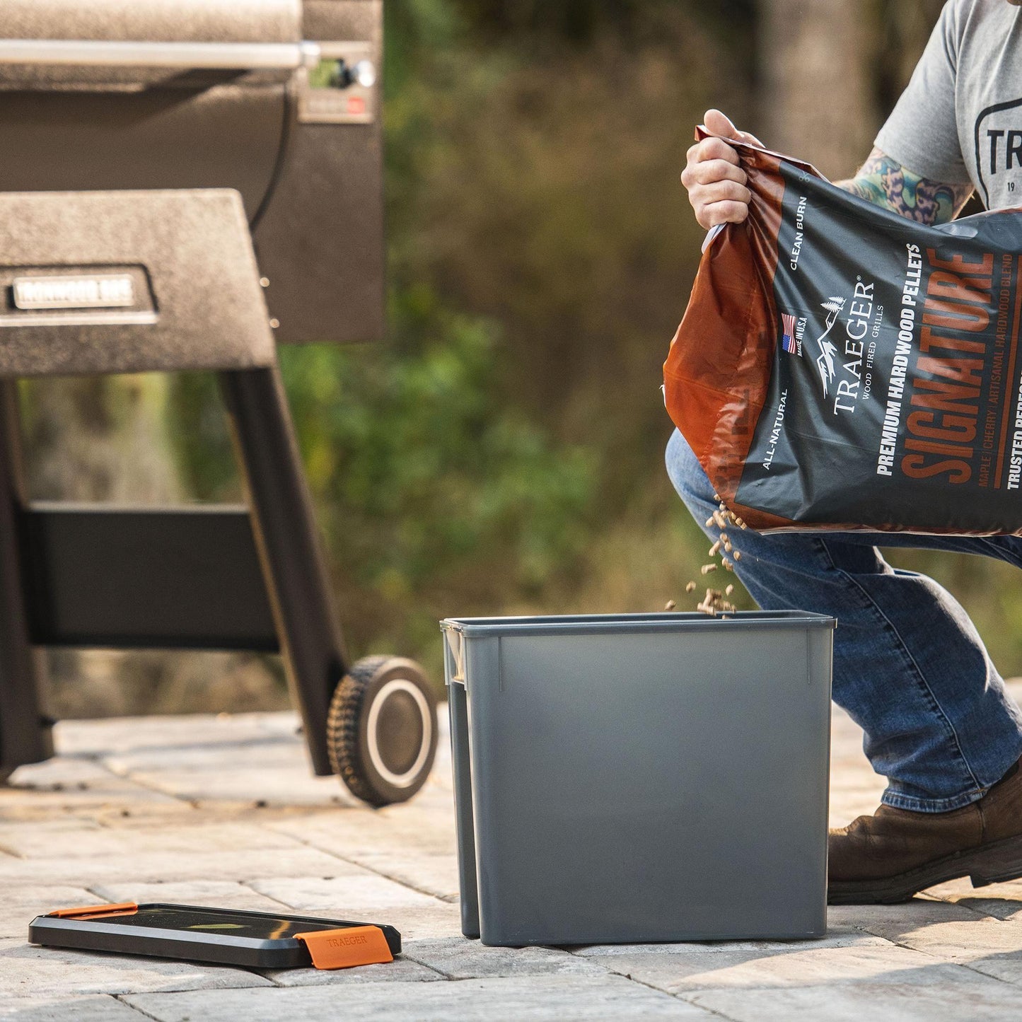 Traeger StayDry Pellet Bin with Lid